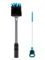 BlenderBottle Reinigungsbürste 2in1 Bootle Brush - grau/blau