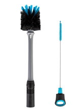 BlenderBottle Reinigungsbürste 2in1 Bootle Brush - grau/blau
