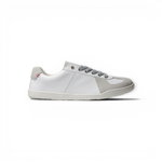 Blusun Barfussschuhe Sneaker BLSN-201W (Glattleder/Veloursleder) weiss/grau Damen
