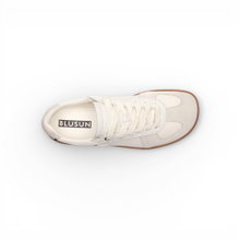 Buty Barfussschuhe BLSN-204M (tekstylne/zwierzęca skóra, elastyczna podeszwa) białe męskie