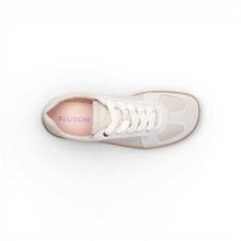 Buty Barfussschuhe BLSN-205M (skóra gładka/ zamsz, elastyczna podeszwa) białe męskie
