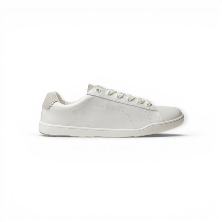 Blusun Barfussschuhe Sneaker BLSN-101W (Glattleder/Veloursleder) weiss Damen