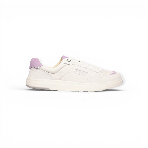 Blusun Barfussschuhe Sneaker BLSN-600+W (Glattleder/Veloursleder) weiss/lilac Damen