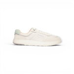 Blusun Barfussschuhe Sneaker BLSN-600+W (Glattleder/Veloursleder) weiss/grün Damen