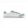 Blusun Barfussschuhe Sneaker BLSN-500W (Glattleder/Veloursleder, flexible Sohle) weiss/grün Damen