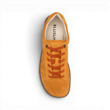 Blusun Barfussschuhe Sneaker BLSN-500W (Veloursleder, flexible Sohle) orange Damen