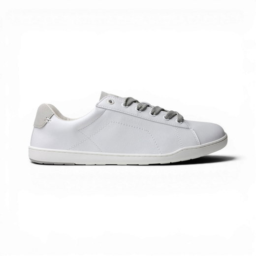 Blusun Barfussschuhe Sneaker BLSN-101M (skóra gładka/ zamsz) białe męskie