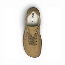 Blusun Barfussschuhe Sneaker BLSN-201M (Glattleder/Veloursleder) beige Herren