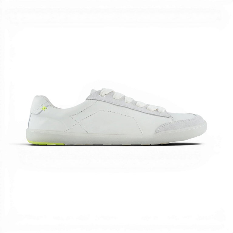 Blusun Barfussschuhe Sneaker BLSN-500M (Glattleder/Veloursleder, flexible Sohle) weiss Herren
