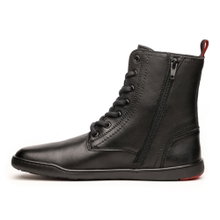 Blusun Schnürstiefel BLSN-040W (Glattleder, Barfußstiefel) schwarz Damen