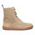 Blusun Schnürstiefel BLSN-040W (Veloursleder, Barfußstiefel) beige Damen