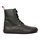 Blusun Schnürstiefel BLSN-040W (Glattleder, Barfußstiefel) dunkelgrün Damen
