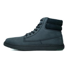 Blusun Winter-Barfussschuhe BLSN-020M (Nubukleder/Verloursleder, warm gefüttert) anthrazitgrau Herren