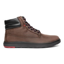 Blusun Winter-Barfussschuhe BLSN-021M (Nubukleder/Glattleder, warm gefüttert) braun Herren
