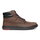 Blusun Winter-Barfussschuhe BLSN-021M (Nubukleder/Glattleder, warm gefüttert) braun Herren