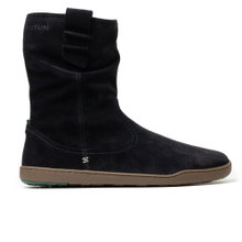 Blusun Winterstiefel BLSN-400W (Veloursleder, Barfußstiefel, warm gefüttert) schwarz Damen