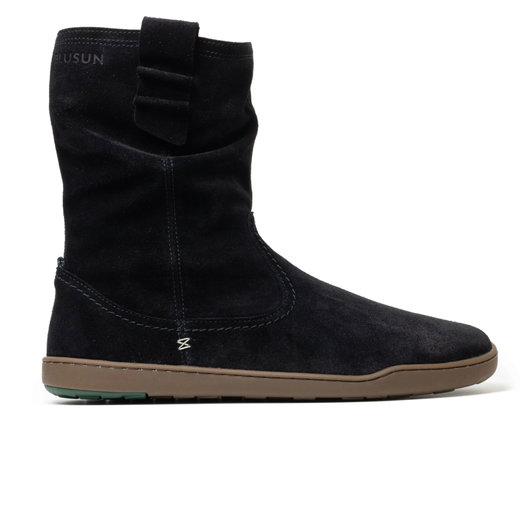 Blusun Winter Boots BLSN-400W (Suede, Barefoot Boots, Warmly Lined) Black Ladies