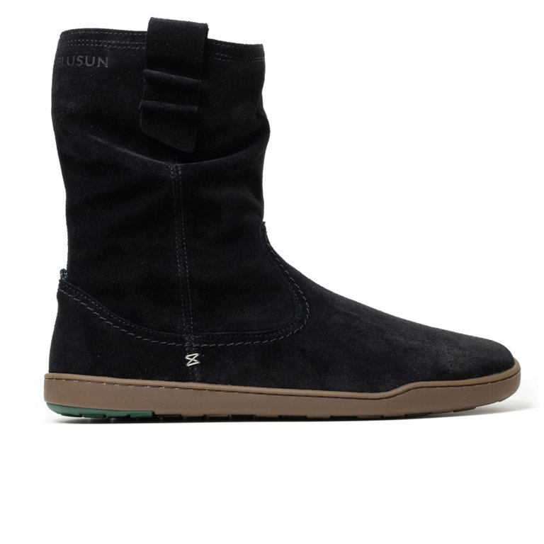 Blusun Winter Boots BLSN-400W (Suede, Barefoot Boots, Warmly Lined) Black Ladies