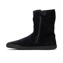 Blusun Winterstiefel BLSN-400W (Veloursleder, Barfußstiefel, warm gefüttert) schwarz Damen