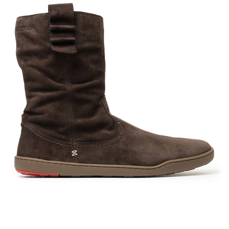 Blusun Winter Boots BLSN-400W (Suede, Barefoot Boots, Warmly Lined) Brown Ladies