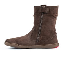 Blusun Winterstiefel BLSN-400W (Veloursleder, Barfußstiefel, warm gefüttert) braun Damen