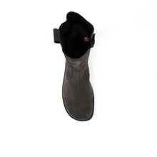 Blusun Winterstiefel BLSN-400W (Veloursleder, Barfußstiefel, warm gefüttert) dunkelgrau Damen
