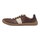 Botas Barfussschuhe Sneaker Barefoot (Leder, flexible Sohle, breite Zehenbox) braun