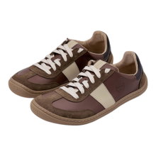 Botas Barfussschuhe Sneaker Barefoot (Leder, flexible Sohle, breite Zehenbox) braun