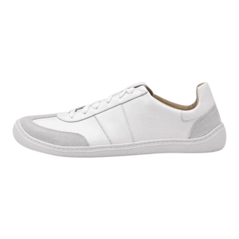 Botas barefoot shoes sneakers (leather, flexible sole, wide toe box) white