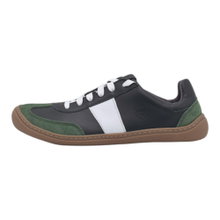 Botas barefoot shoes sneakers (leather, flexible sole, wide toe box) green