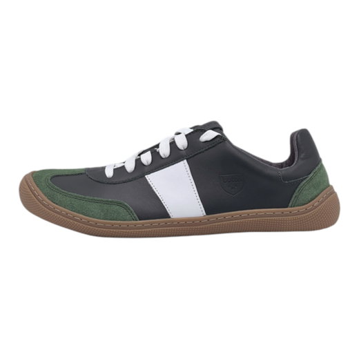 Botas Barfussschuhe Sneaker Barefoot (Leder, flexible Sohle, breite Zehenbox) grün