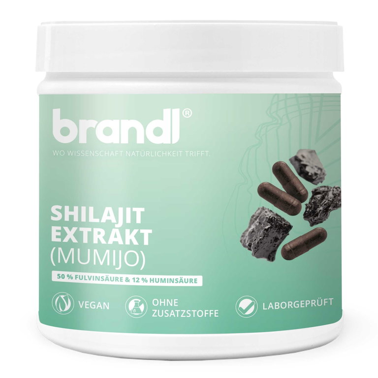 Brandl Shilajit Extrakt (500mg Shilajit Extrakt) 120 Kapseln