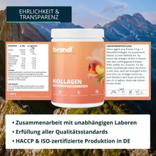 Brandl Kollagen Pulver Pfirsisch 555g Dose