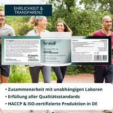Brandl Mobility+ Kapseln (entwickelt für Knorpel, Knochen und Bindegewebe) 120 Kapseln