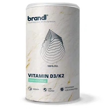 Brandl Veganes Vitamin D3 mit K2 120 Kapseln