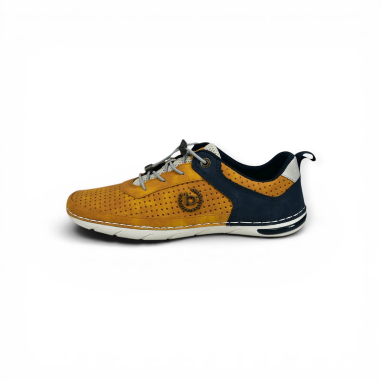 Bugatti Sneaker ASG03 gelb/dunkelblau Herren
