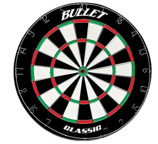 Bullet Dartboard Classic black - 1 piece