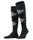 Burlington Kniestrümpfe King (Argyle-Muster) dunkelgrau/hellgrau Herren - 1 Paar
