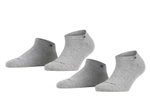 Burlington Daily Sock Sneaker Everyday Grey Women - 2 Pairs