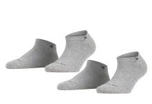 Burlington Tagessocke Sneaker Everyday grau Damen - 2 Paar