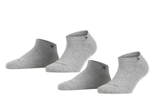 Burlington Daily Sock Sneaker Everyday Grey Women - 2 Pairs