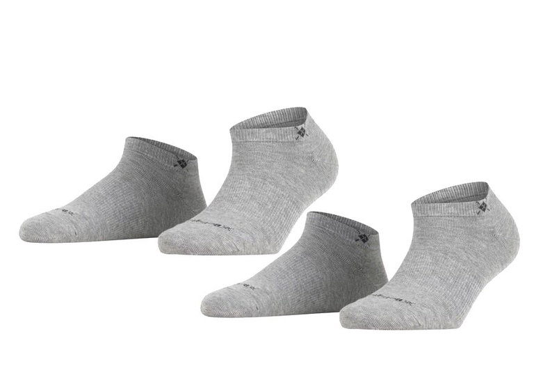 Burlington Daily Sock Sneaker Everyday Grey Women - 2 Pairs