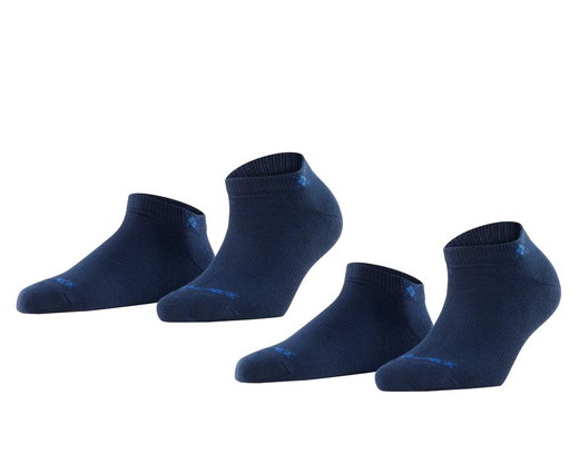 Burlington Tagessocke Sneaker Everyday marineblau Damen - 2 Paar