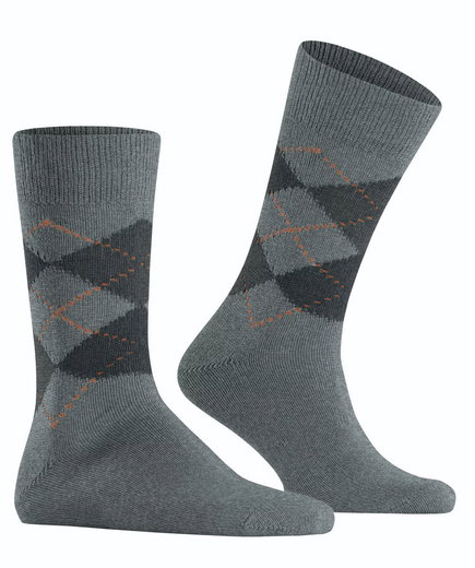 Burlington Daily Sock Preston (soft material quality) light grey Men - 1 Pair