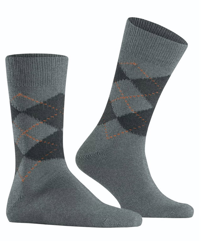 Burlington Daily Sock Preston (soft material quality) light grey Men - 1 Pair