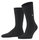 Burlington Tagessocke Dover (Schurwolle, Rippstruktur) asphaltgrau Herren - 1 Paar