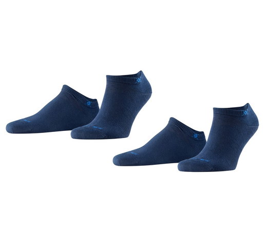 Burlington Daily Sock Sneaker Everyday Navy Blue Men - 2 Pairs