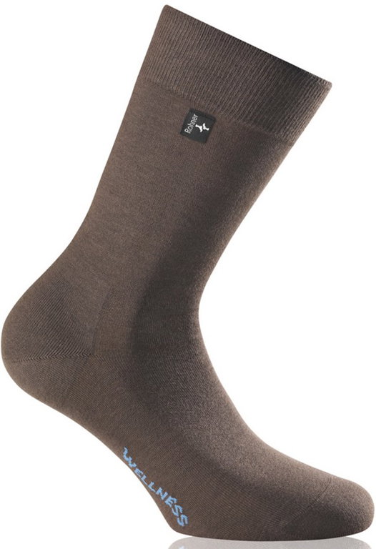Rohner Businesssocke Crew Casual dunkelbraun Herren 1er
