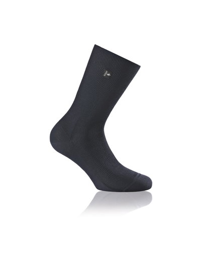 Rohner Businesssocke Crew Platin marine Herren - 1 Paar