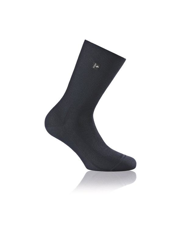 Rohner Businesssocke Crew Platin marine Herren - 1 Paar
